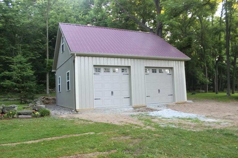 2-car garage with attic in the woods of pa for sale