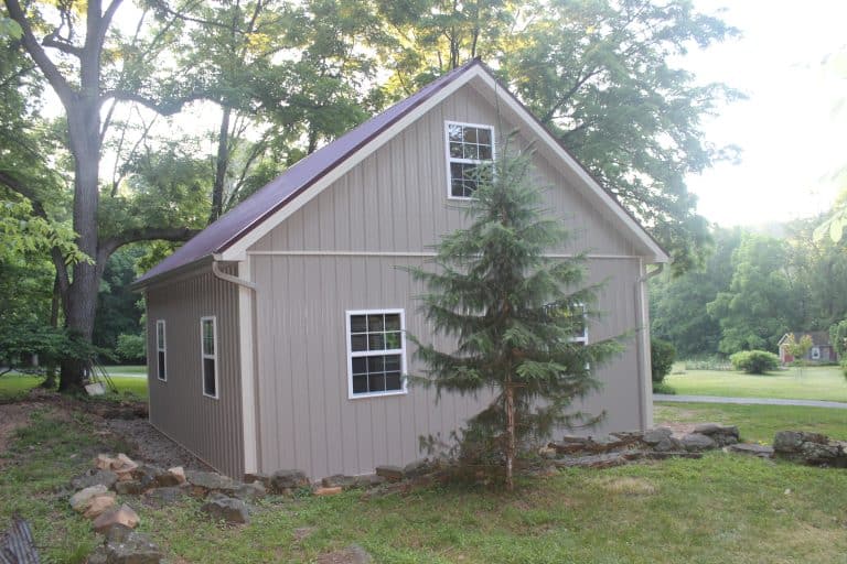 back of a 2-car garage with attic for sale in middletown pa for sale