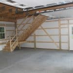 stairs to attic in 2-car garage for sale in pa