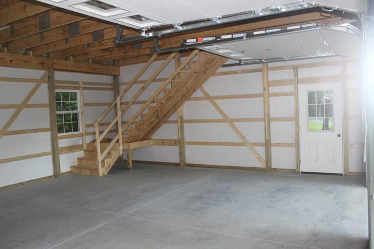 stairs to attic in 2-car garage for sale in pa