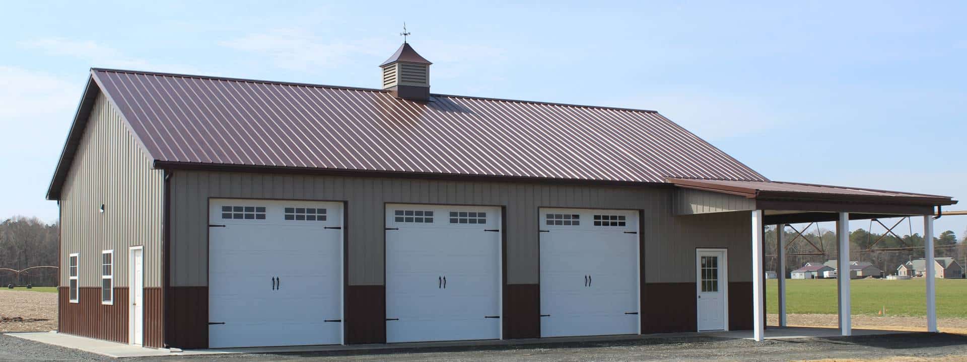Pole Barn Garage in Virginia