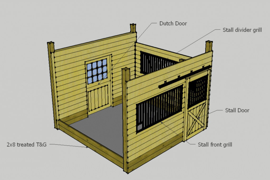 horse stall fronts