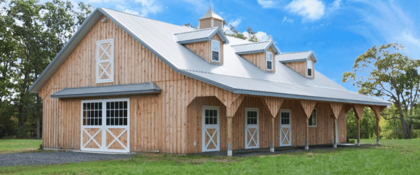 Custom Horse Barns for Sale Prefab Modular Horse Barn Kits in PA