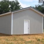 back door on the 20x20 shed for sale in pa