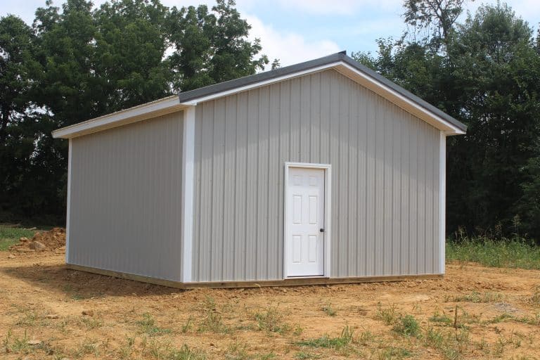back door on the 20x20 shed for sale in pa