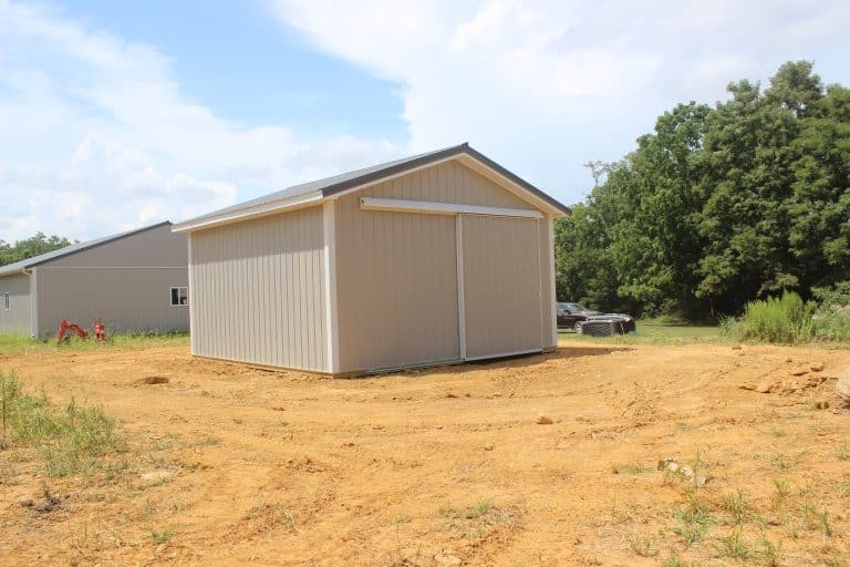 back of a 20x20 shed for sale in carlisle pa