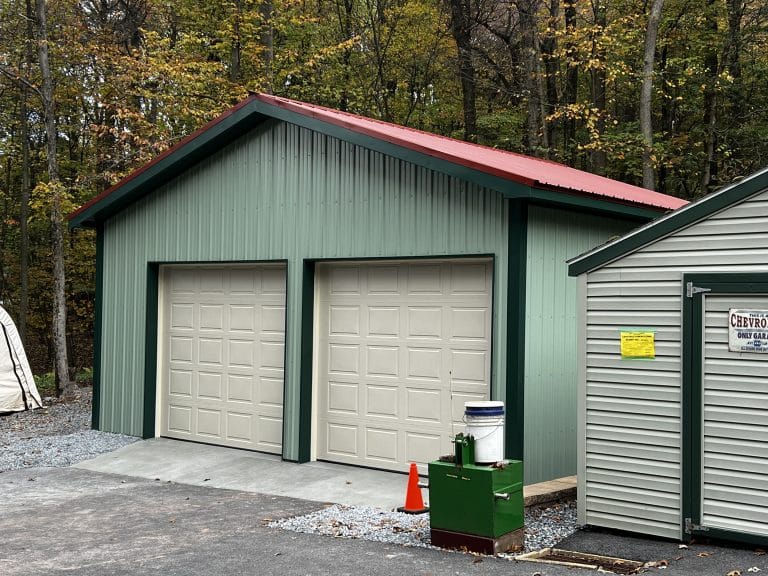 24x22 pole barn in reinholds pa 4