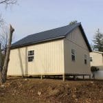 24x24 2-car garage with attic for sale in glenmoore pa raised to level