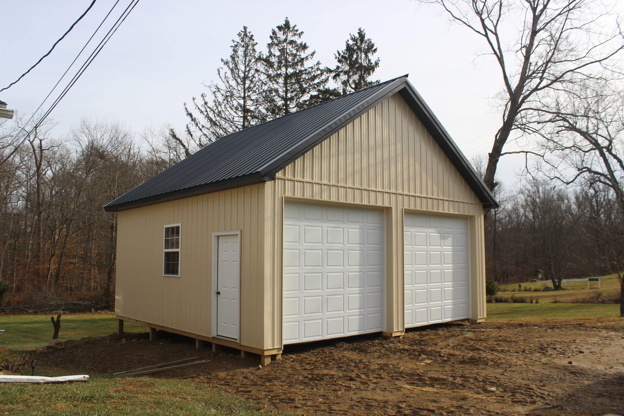 24x24 2-Car Garage with Attic Kit | New Holland Supply LLC