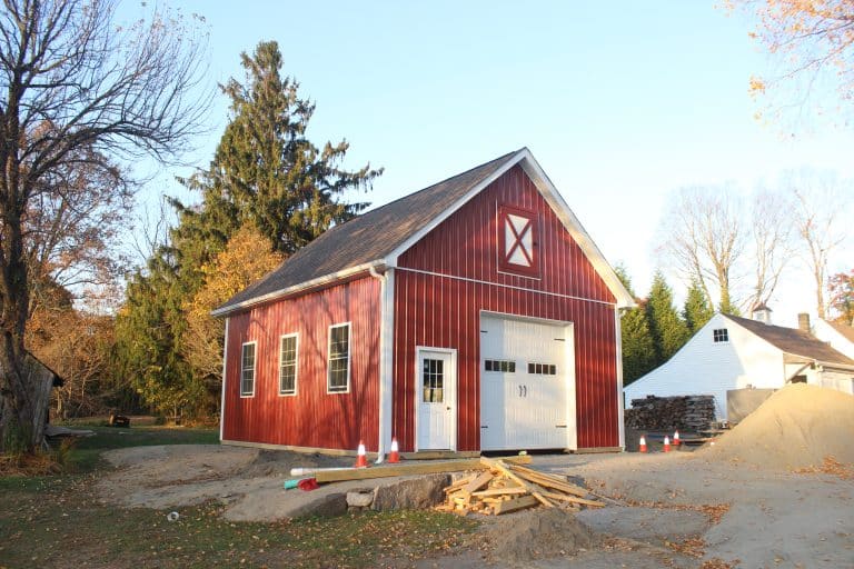 24x28x12 pole barn in harwinton ct4