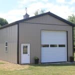 front of a 24x40 workshop for sale in robesonia pa
