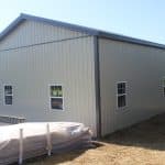 back of a tan and black 28x32 workshop for sale in new holland pa