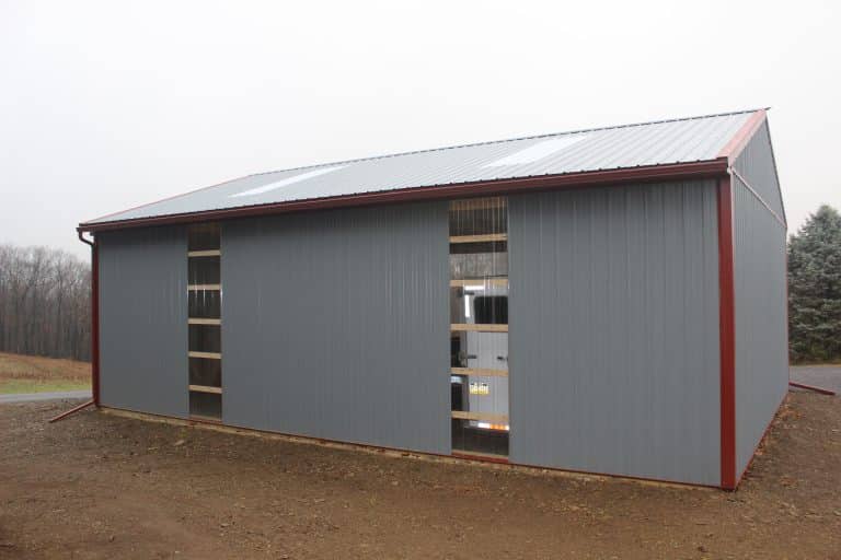 back of a 30x40 open storage for sale in sunbury pa