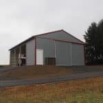 red and grey 30x40 open storage for sale in sunbury pa