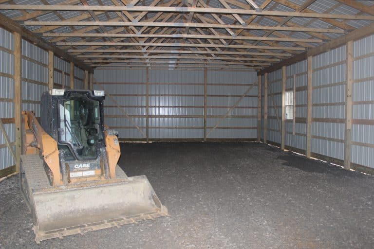 skid loader inside of a 30x52 warehouse for sale in selinsgrove pa