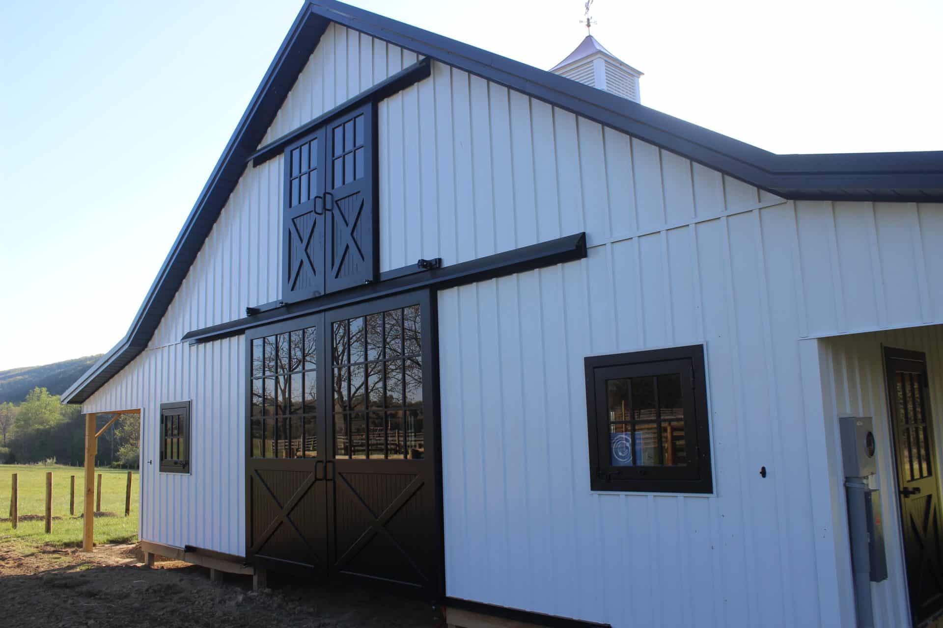 36x36 Horse Barn with Attic & OLT in Capon Bridge, WV | New Holland ...