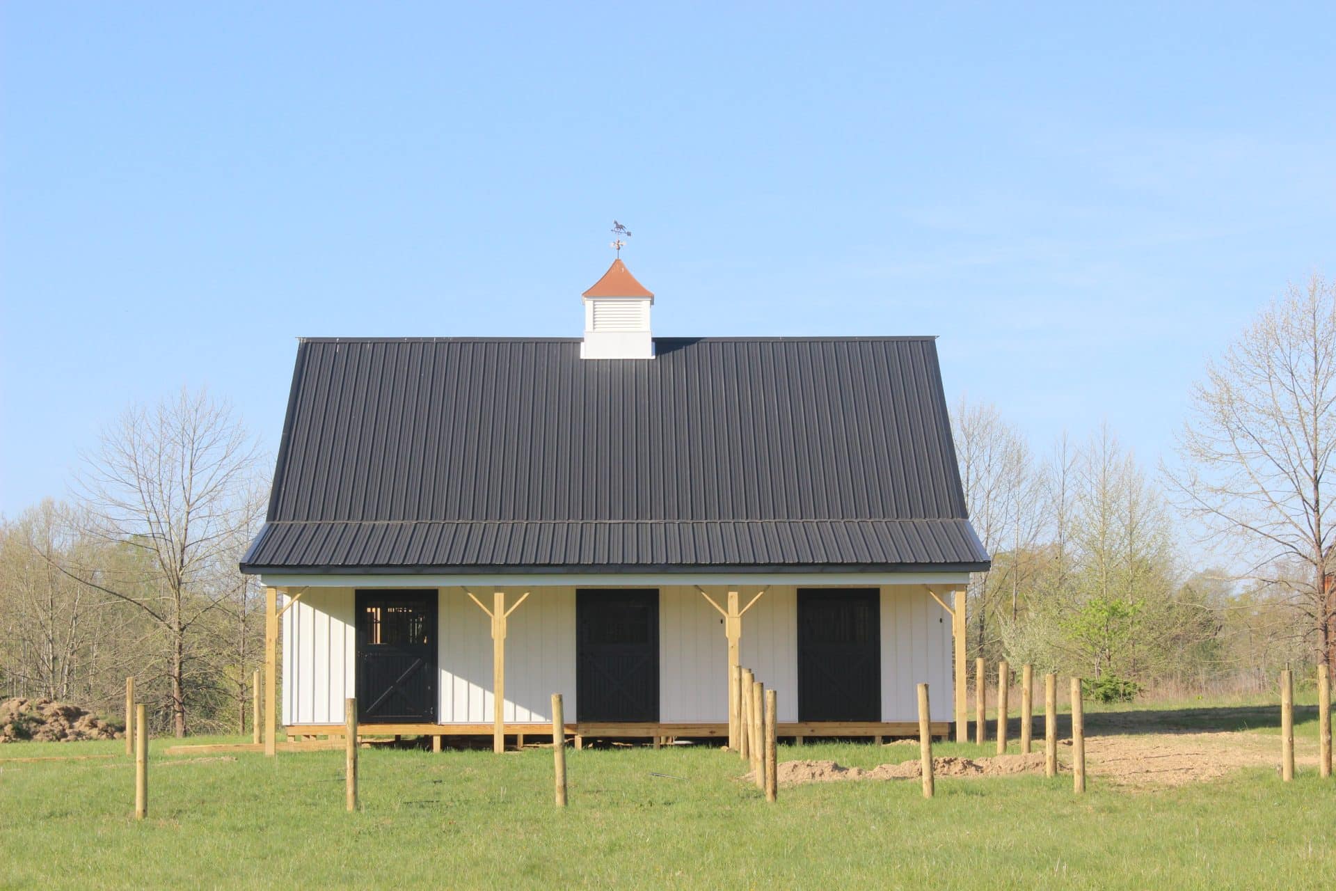 36x36 Horse Barn with Attic & OLT in Capon Bridge, WV | New Holland ...