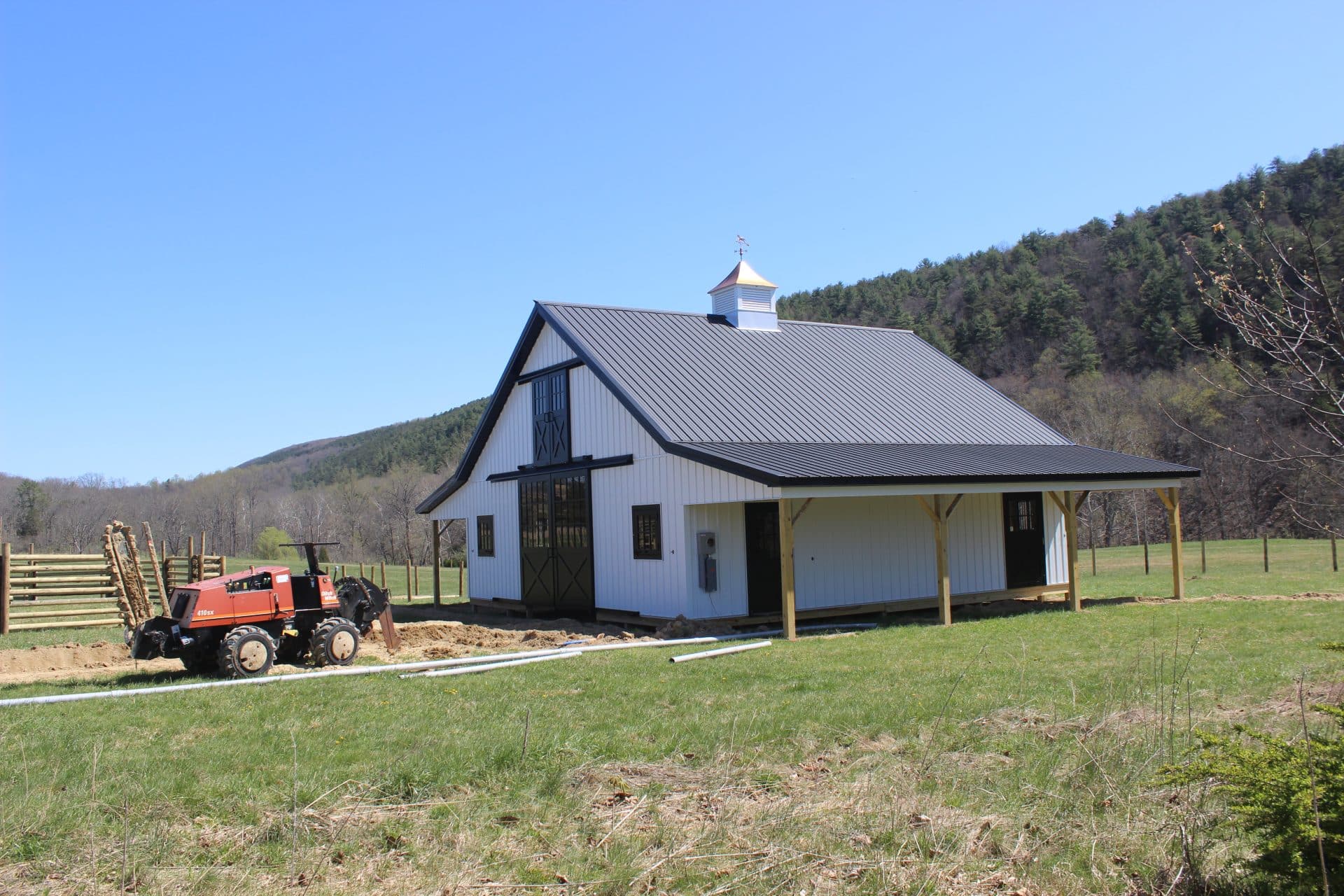 36x36 Horse Barn with Attic & OLT in Capon Bridge, WV | New Holland ...