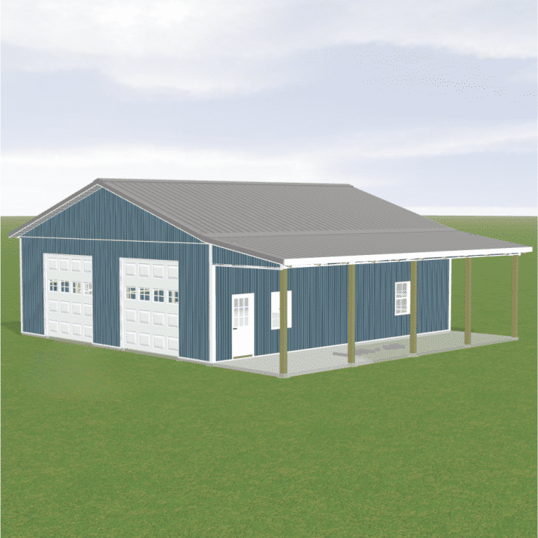 36x40 2-car garage with lt kit