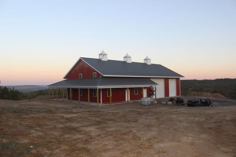 40x80 pole barn in osceola mills pa 2