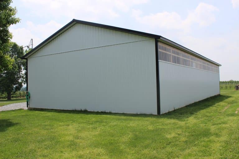 back of the 40x80 ag building for sale