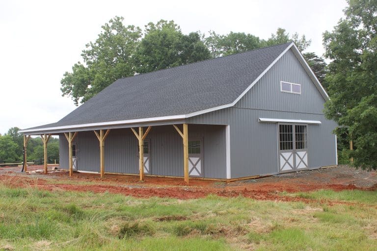 42x59 horse barn in kewick va 3