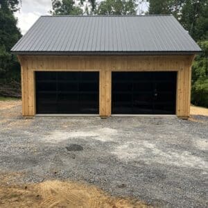 30x30 garage kit w/lean-to