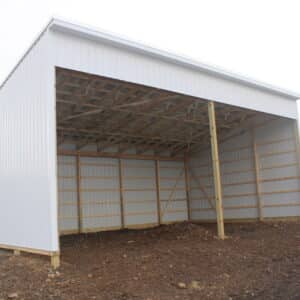 24x40 shed kit w/open front