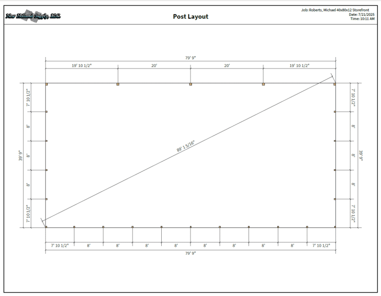 40x80 open front kit