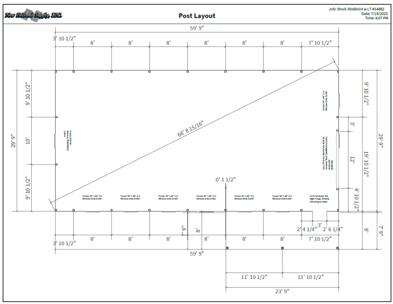 30x60 workshop with attic & porch kit