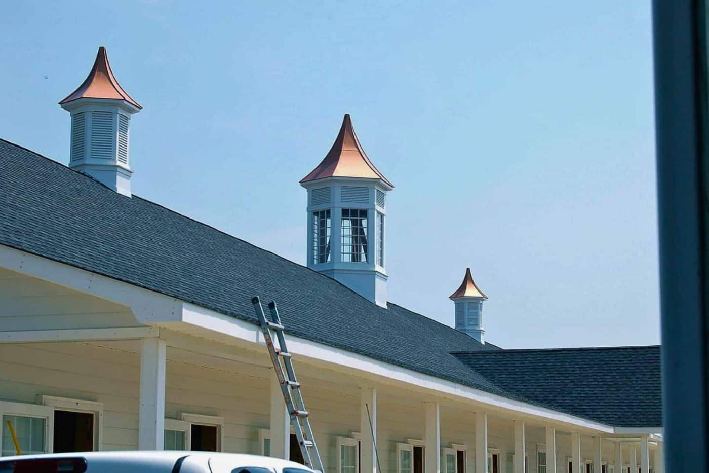 multi cupola home in pennsylvania